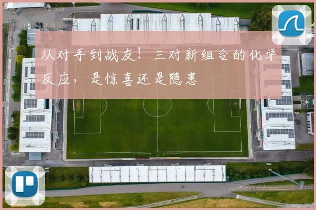 从对手到战友！三对新组合的化学反应，是惊喜还是隐患